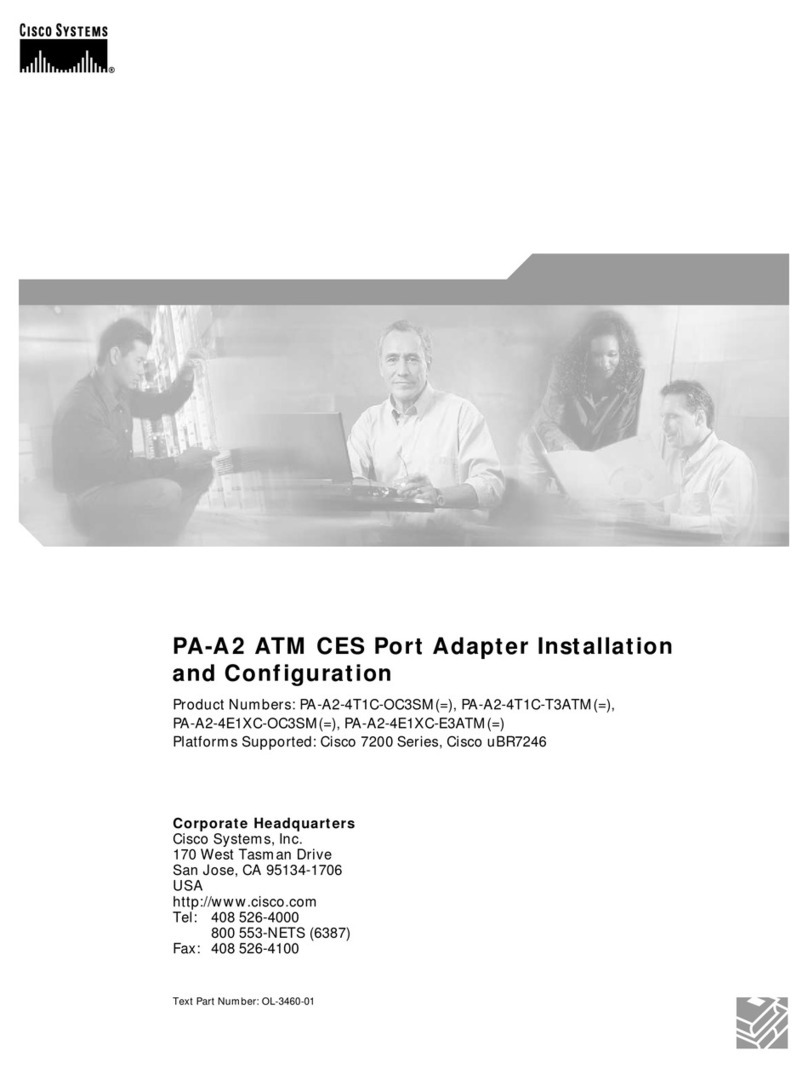 Cisco PA-A2 Operator's manual
