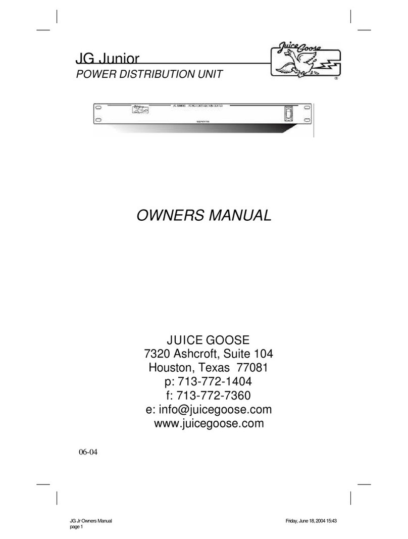 JuiceGoose JG Junior owner's manual