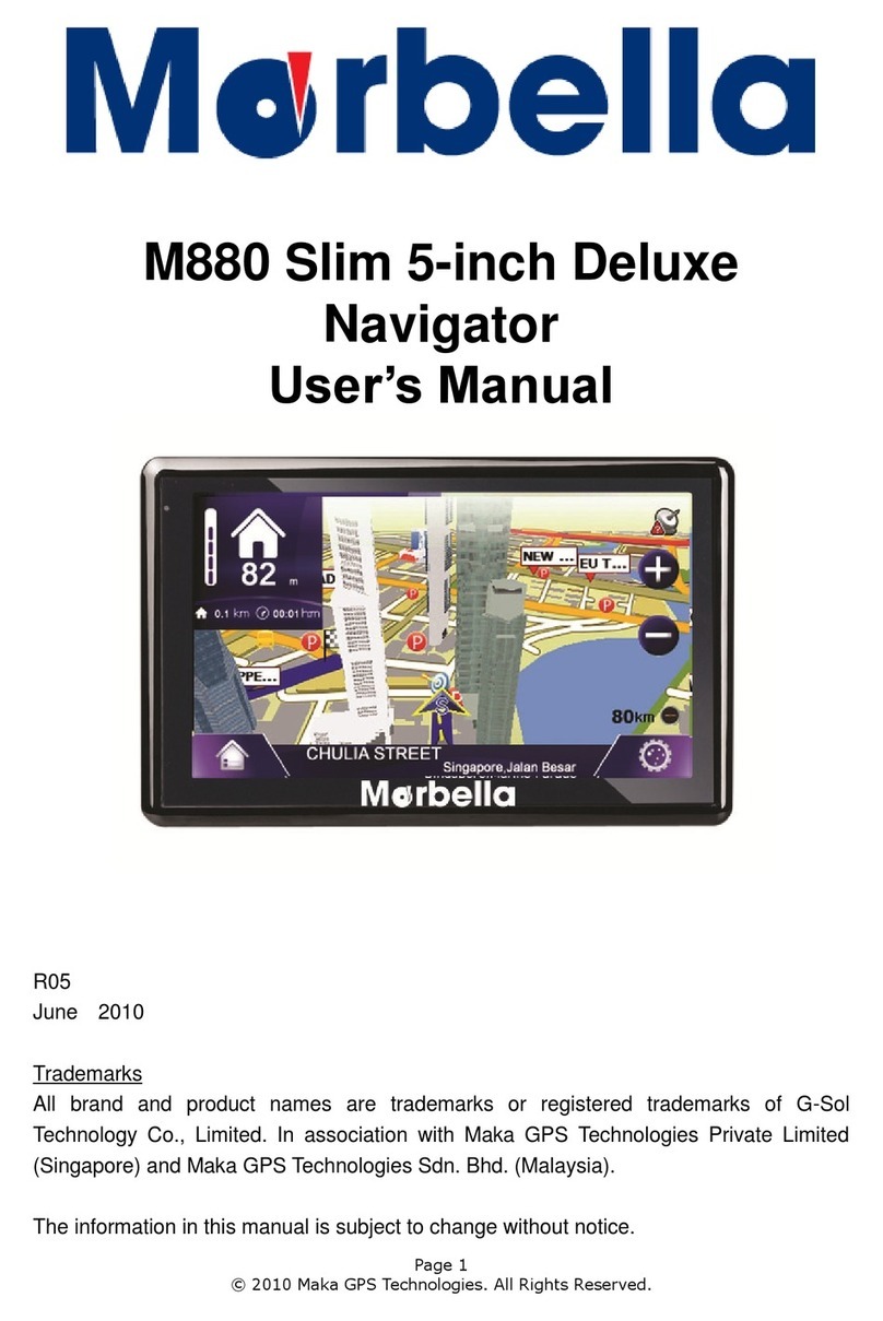 Marbella M880 user manual