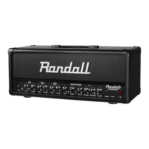Randall RG3003H User manual