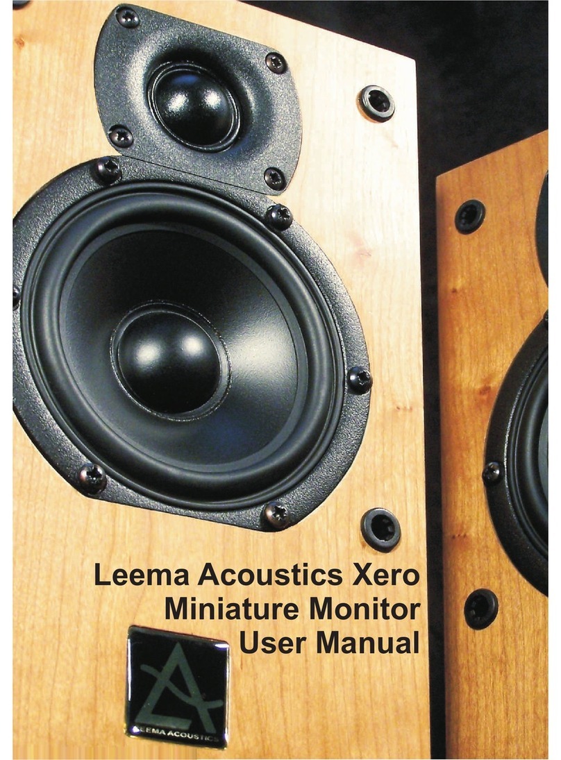 leema-acoustics Xero user manual