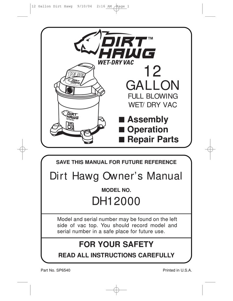 Dirt Hawg DH12000 owner's manual