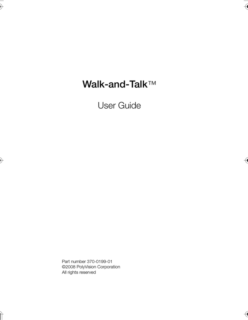 PolyVision Walk-and-Talk User manual PolyVision Walk-and-Talk User manual
