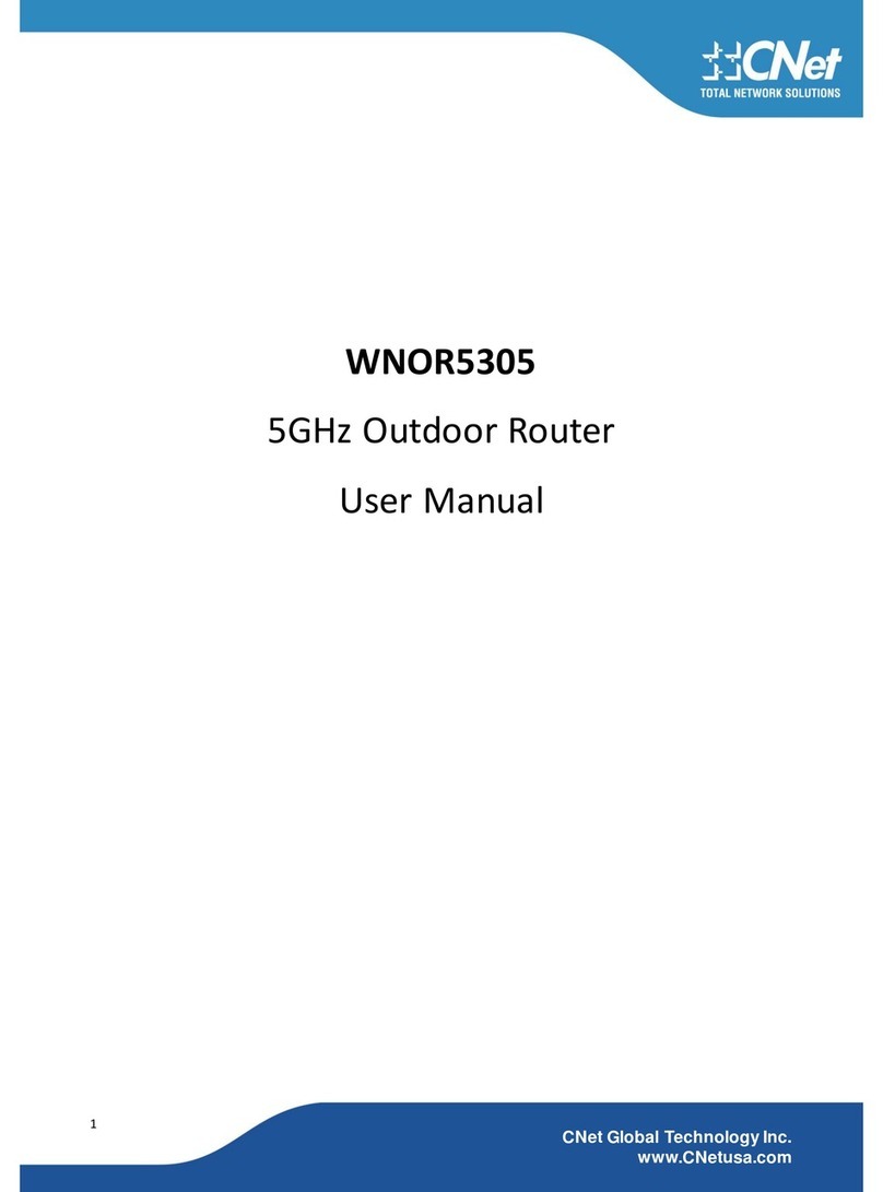 CNET WNOR5305 User manual