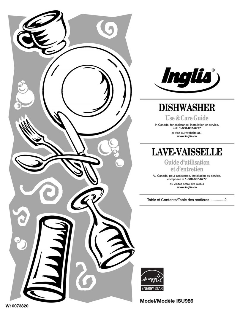 Inglis ISU986 User manual