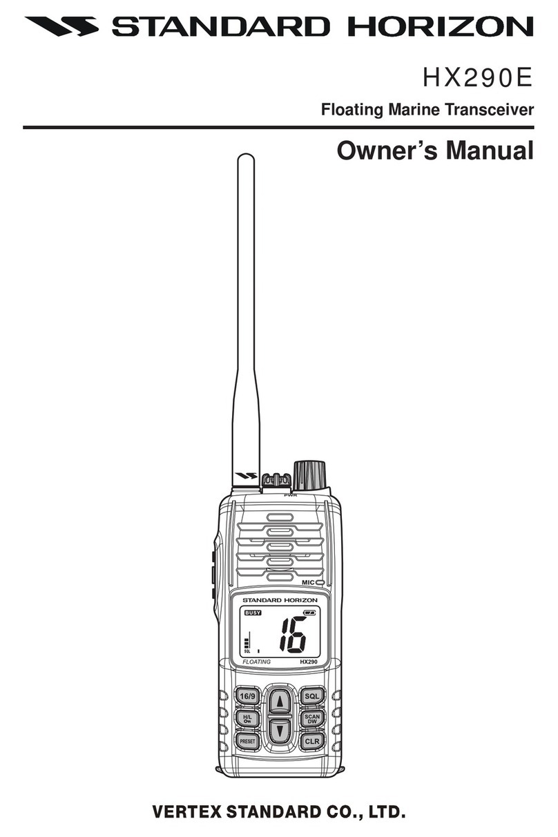 Standard Horizon HX290E User manual