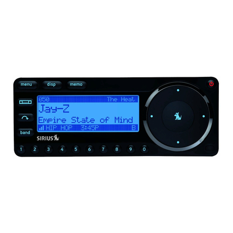 Sirius Satellite Radio Starmate 7 user guide