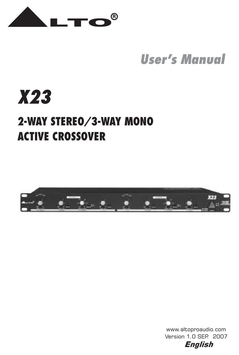 Alto X23 User manual