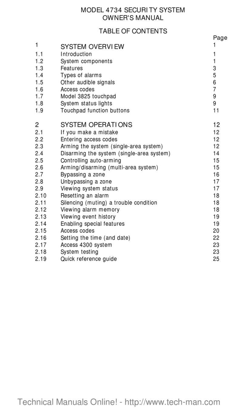 Regency 4734 owner's manual