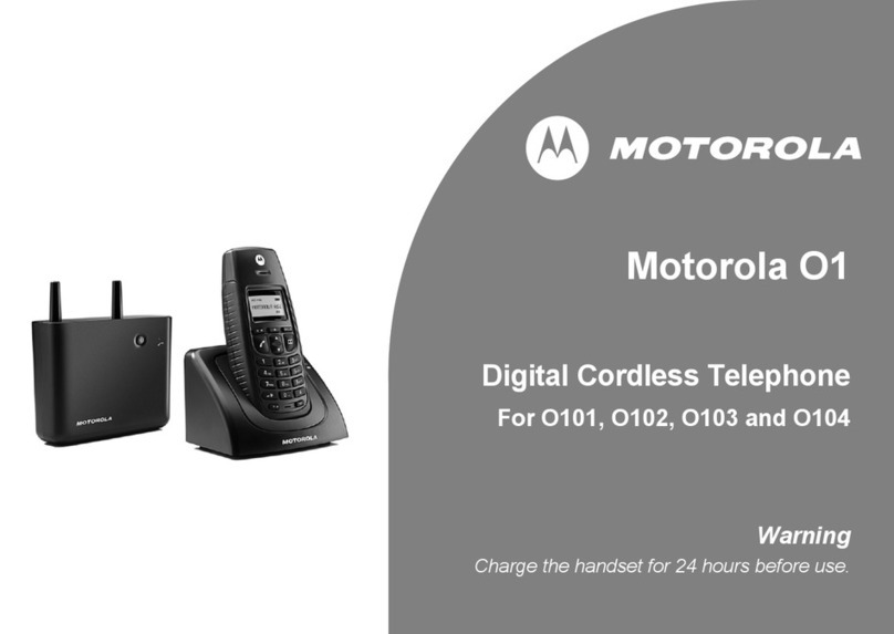 Motorola O1 User manual