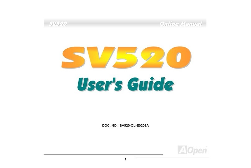 AOpen SV520 user guide