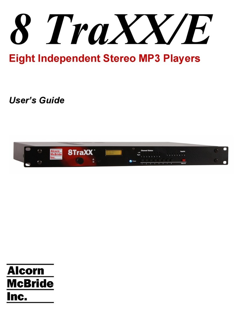 Alcorn Mcbride 8TraXX/E user guide