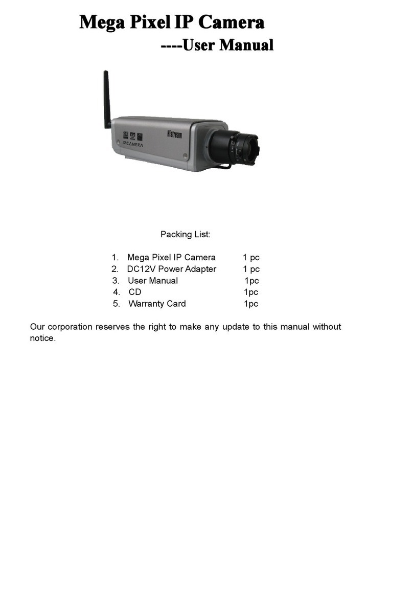 HISTREAM Mega Pixel IP Camera user manual