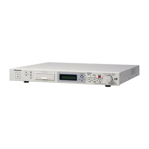 Panasonic WJHD100 - DIGITAL DISC RECORDE Specification sheet