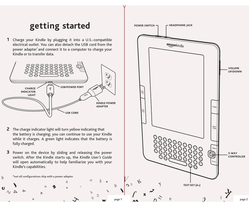 Amazon Kindle Fire Getting started guide