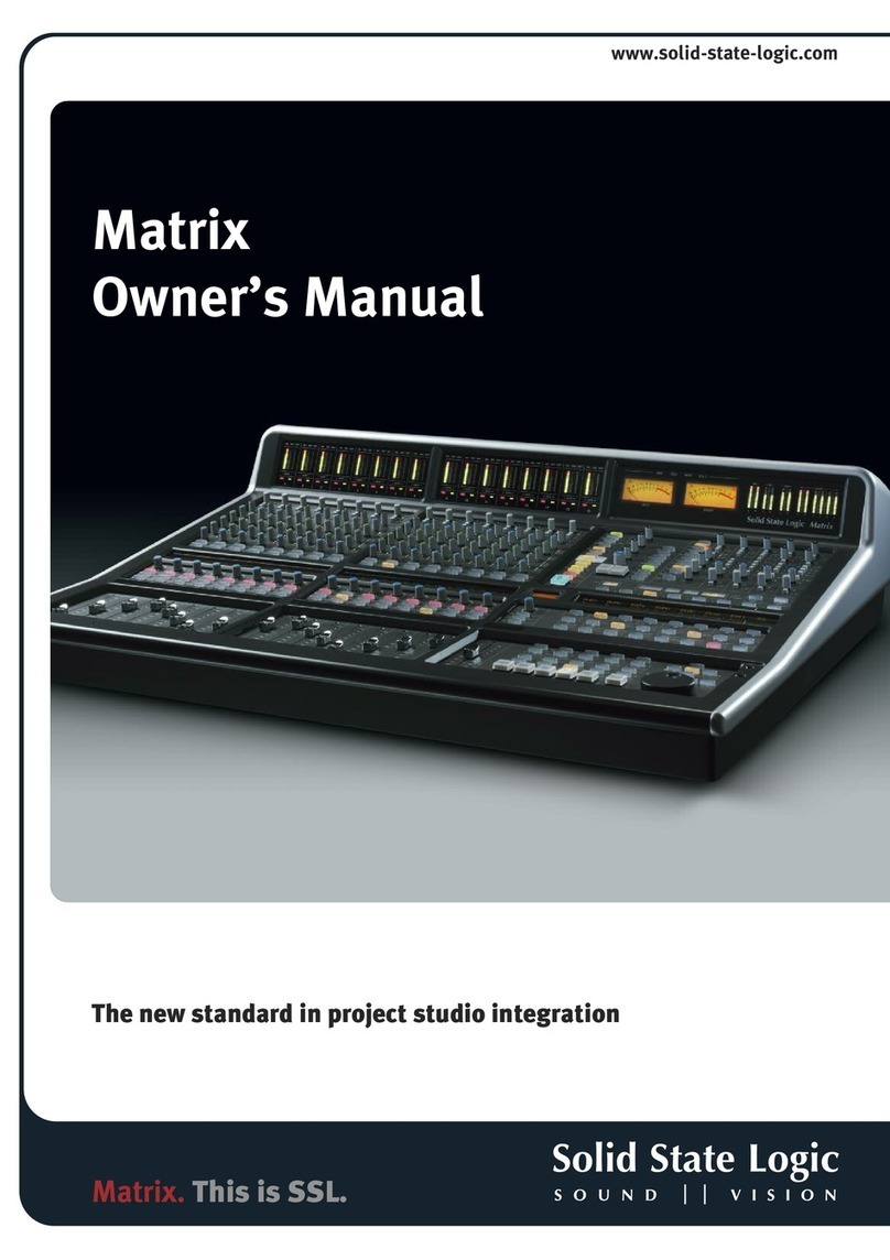 Ssl Matrix owner's manual