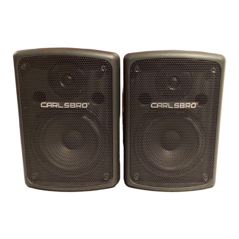 Carlsbro Passive speaker user guide