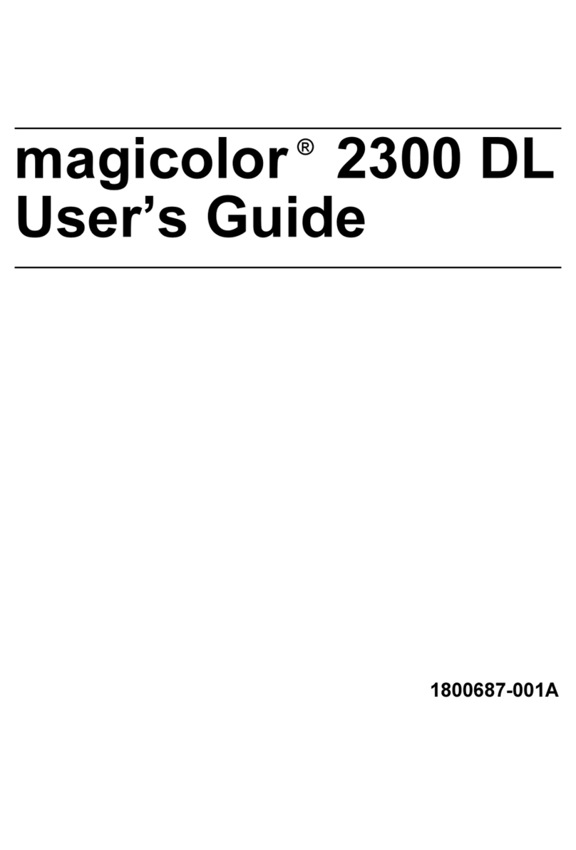 MINOLTA-QMS magicolor 2300 DL User manual MINOLTA-QMS magicolor 2300 DL User manual