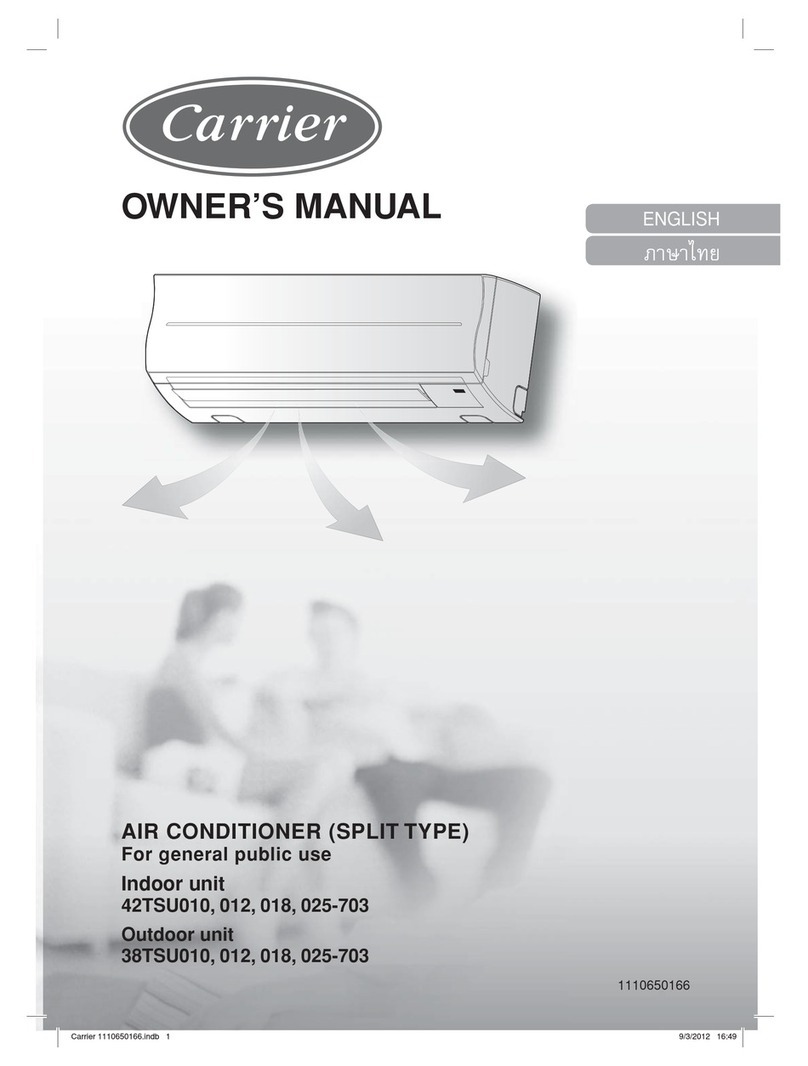 Carrier 42TSU010 User manual Carrier 42TSU010 User manual