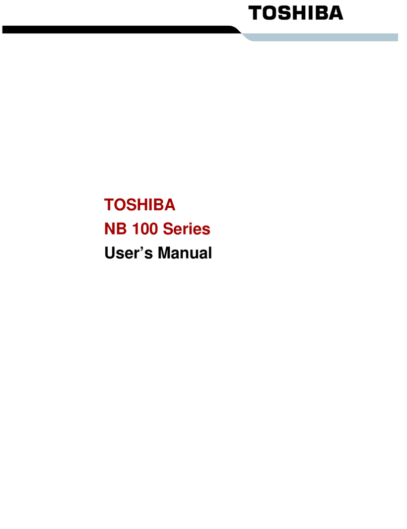 Toshiba NB 100 Series User manual