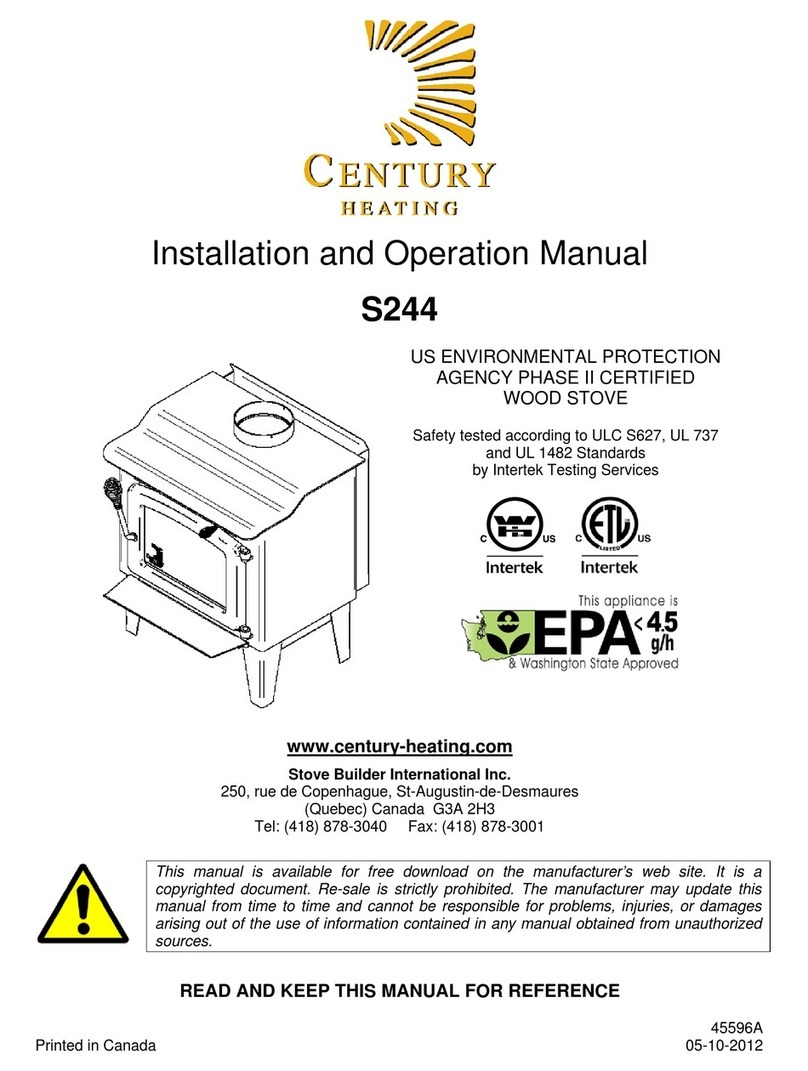 Century S244 Installation and operation manual