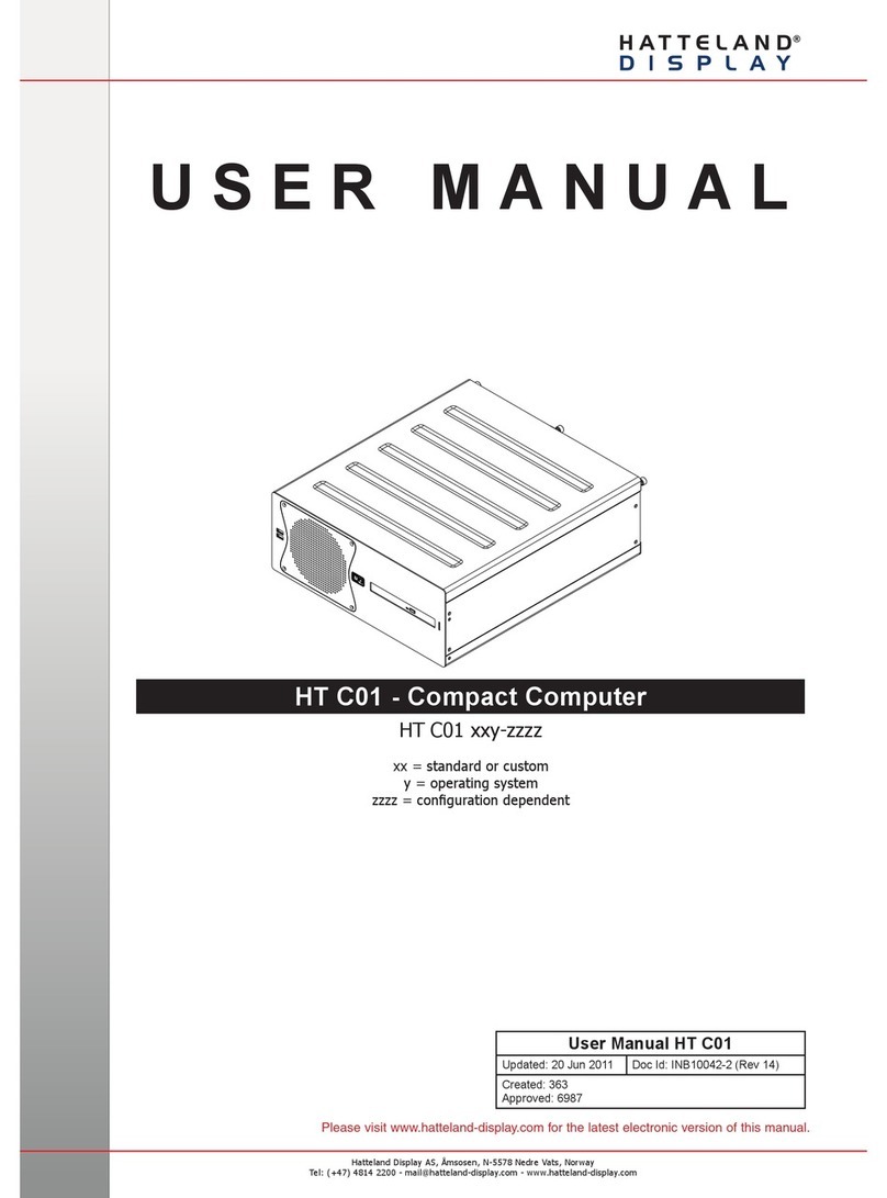 Hatteland HT C01 Series User manual