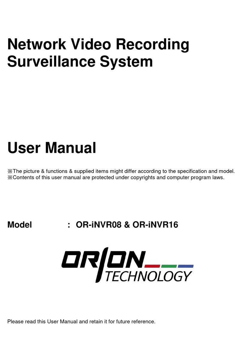 Orion Technology OR-iNVR08 user manual