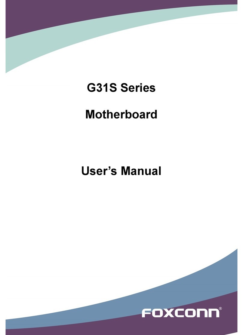 Foxconn G31S User's manual & installation and servicing instructions