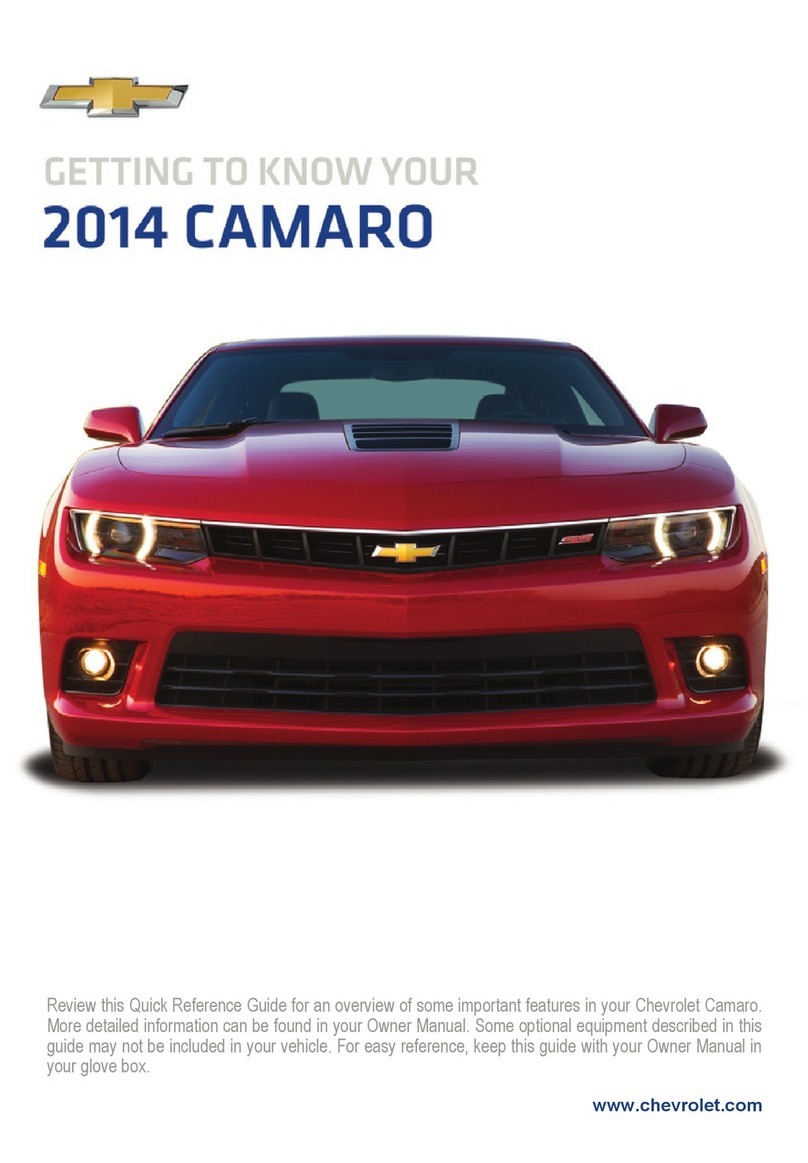 Chevrolet Camaro 2014 Assembly instructions