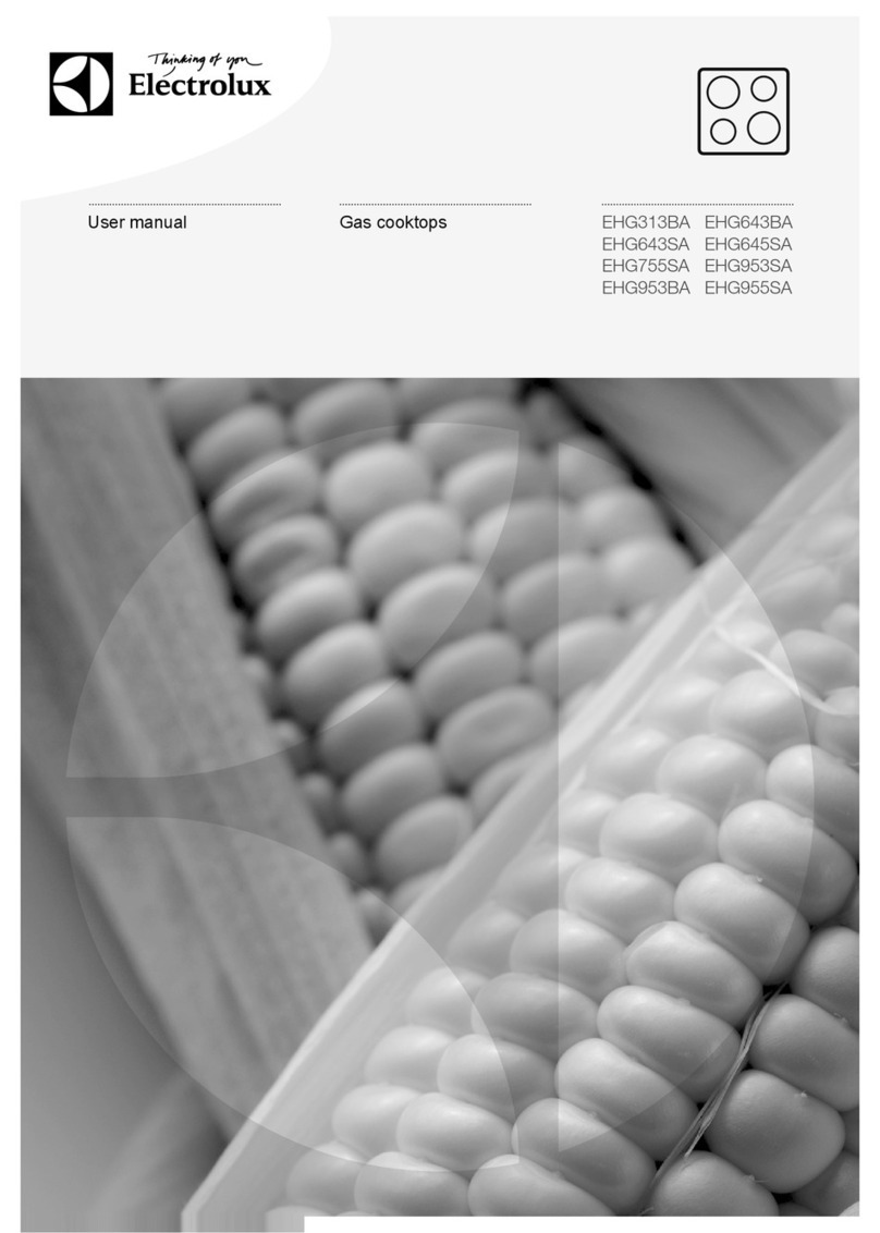Electrolux EHG313BA User manual