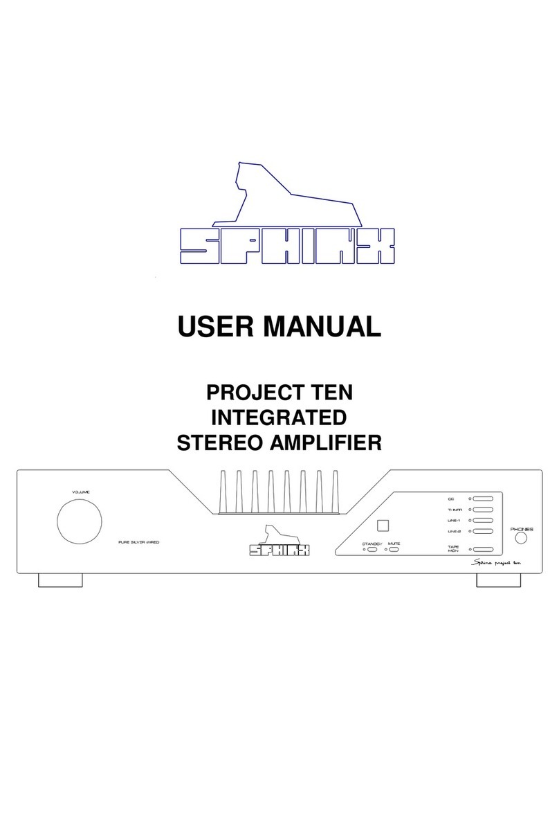 SPHINX PROJECT TEN User manual