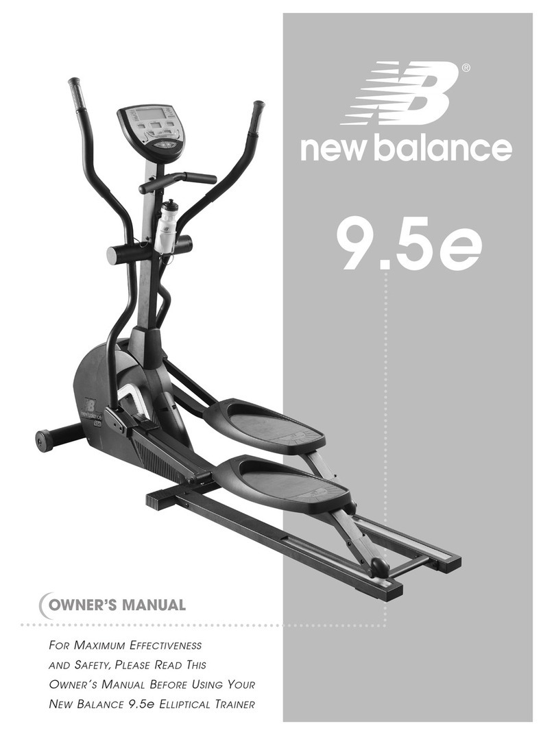 New Balance NEW BALANCE 9.5 owner's manual
