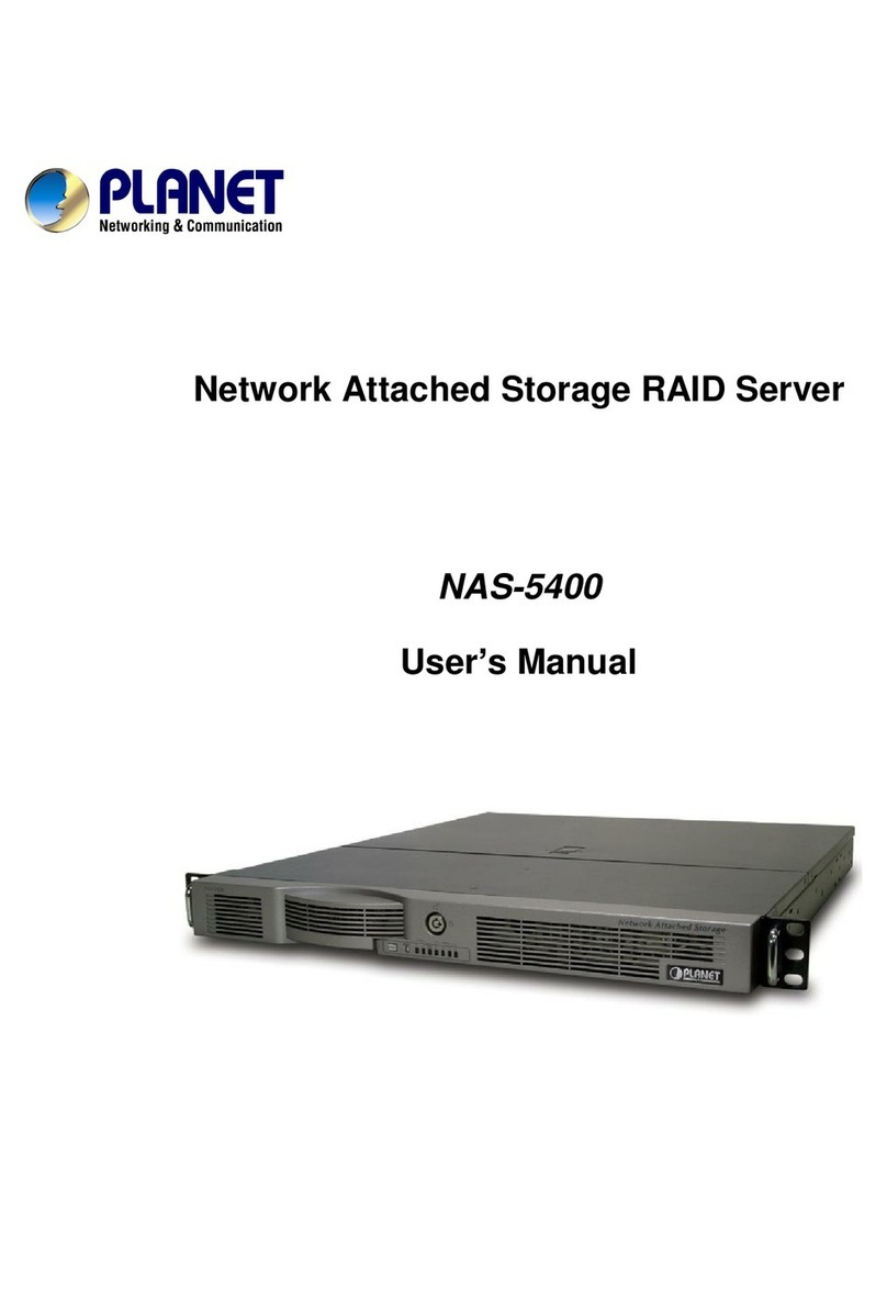 Planet NAS-5400 User manual