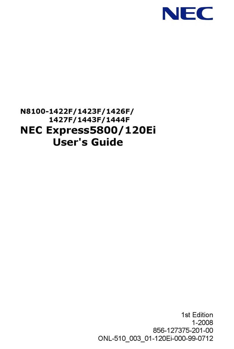NEC N8100-1422F User manual