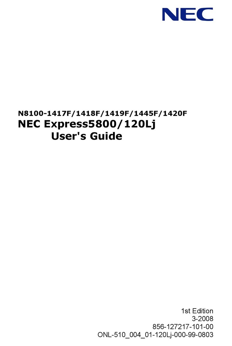 NEC N8100-1417F User manual