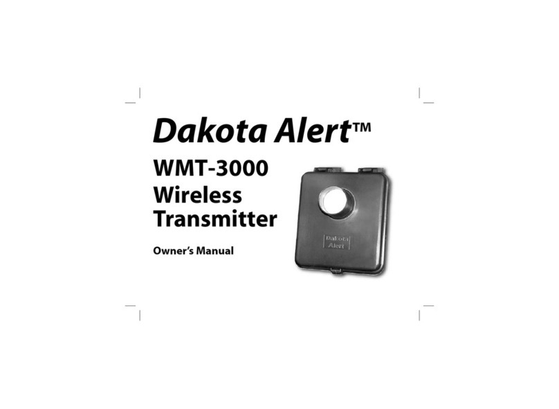 Dakota Alert WMT-3000 User manual