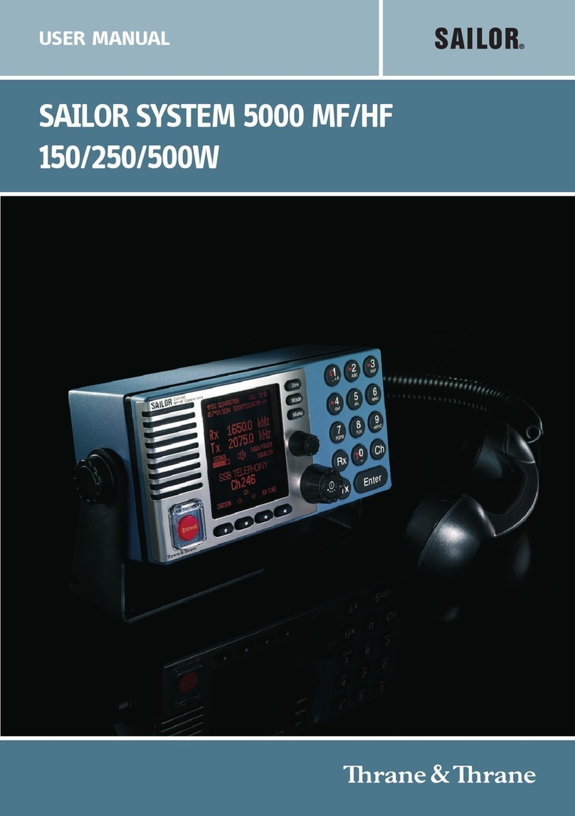 Sailor Sailor System 5000 MF/HF user manual