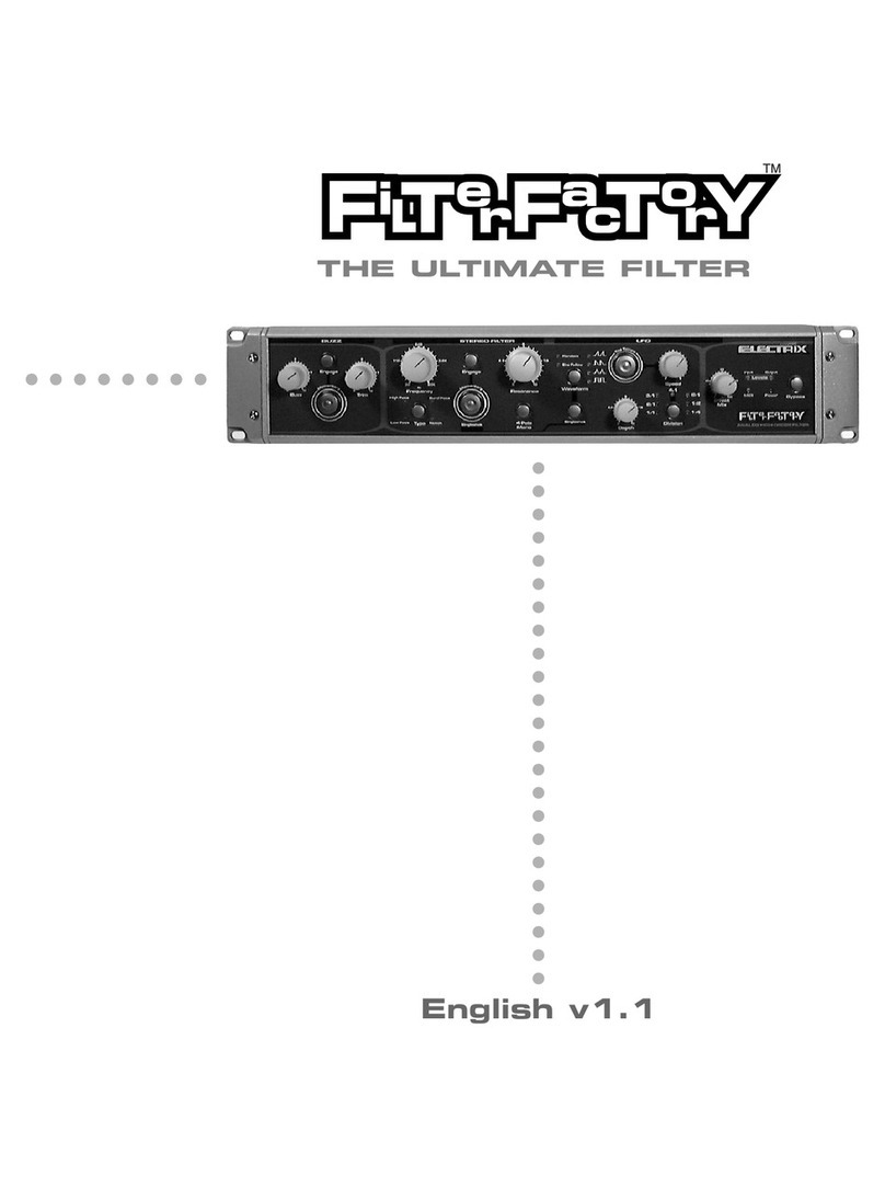 Electrix Filter Factory instructions