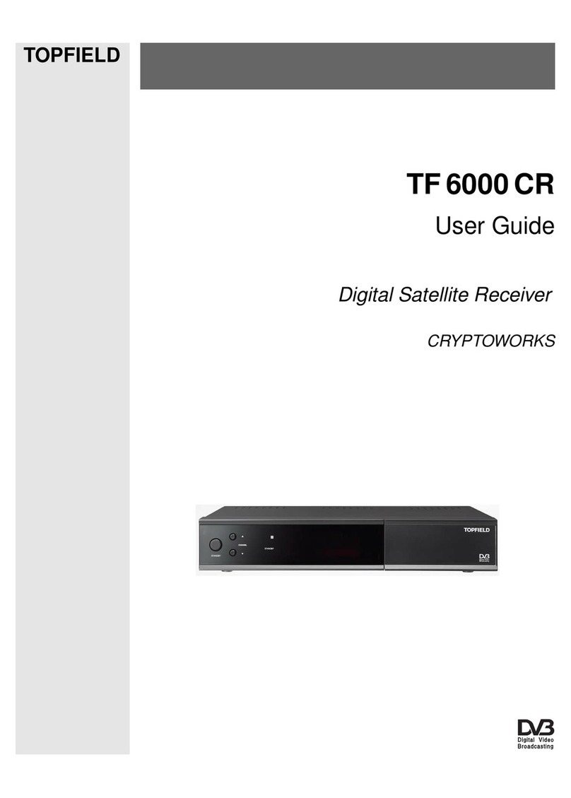 Topfield TF 5000 Fe User manual