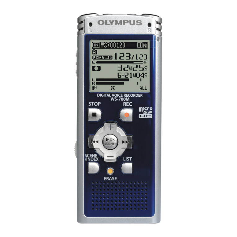 Olympus WS-750M User manual