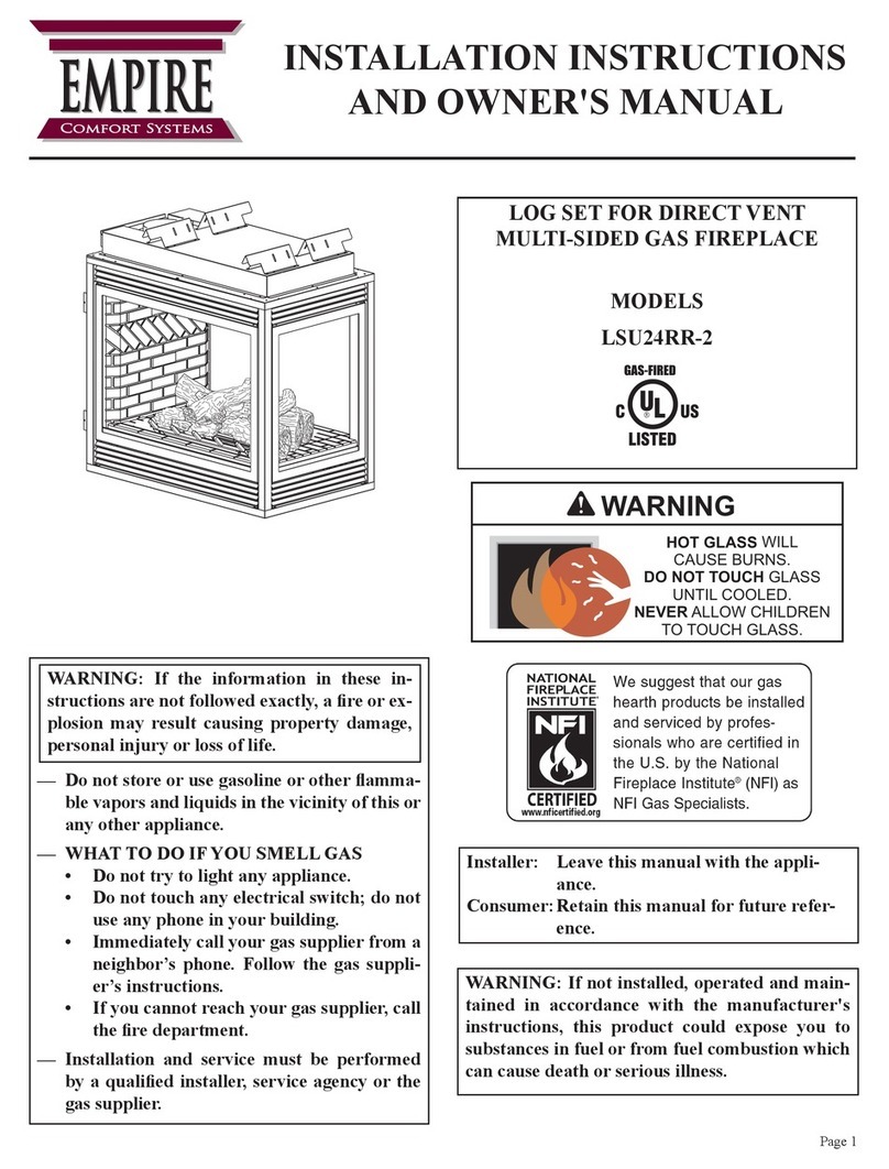 Empire Comfort Systems LSU24RR-2 Quick start guide Empire Comfort Systems LSU24RR-2 Quick start guide