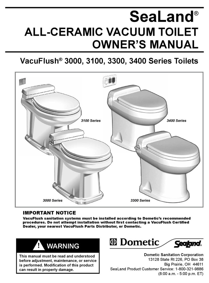 SeaLand VacuFlush 3000 Series User manual