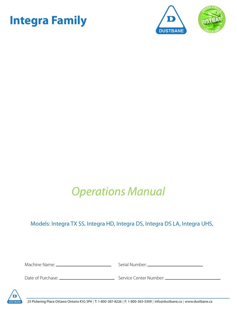 Dustbane Integra TX SS User manual