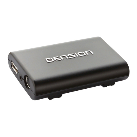 Dension GW 100 User manual
