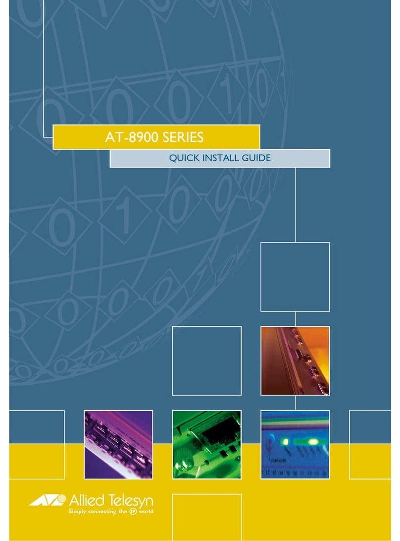 Allied Telesis AT-8900 SERIES User manual