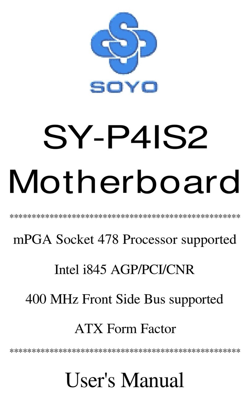 SOYO SY-P4IS2 User manual SOYO SY-P4IS2 User manual