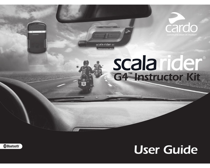 Cardo Systems SCALA RIDER G4 user guide