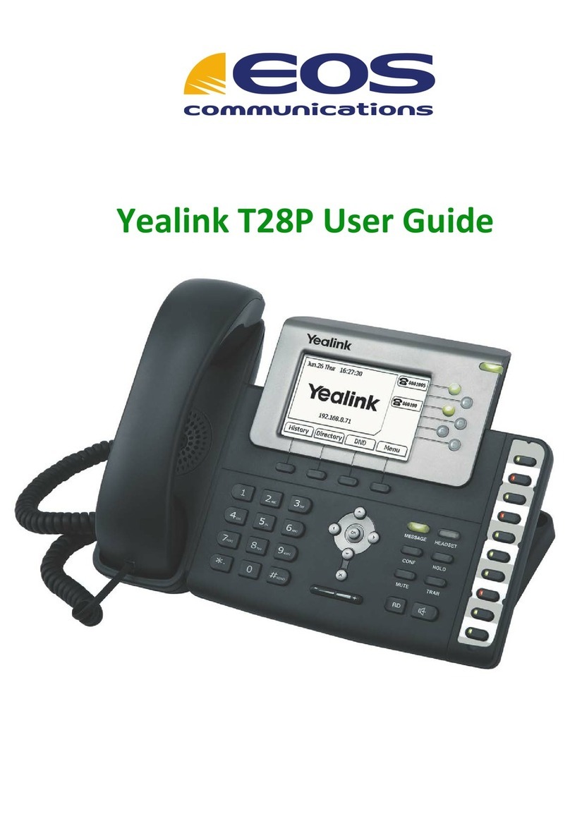 Yealink SIP- T28P User manual
