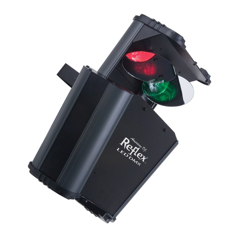 American DJ Reflex LED DMX User instructions American DJ Reflex LED DMX User instructions
