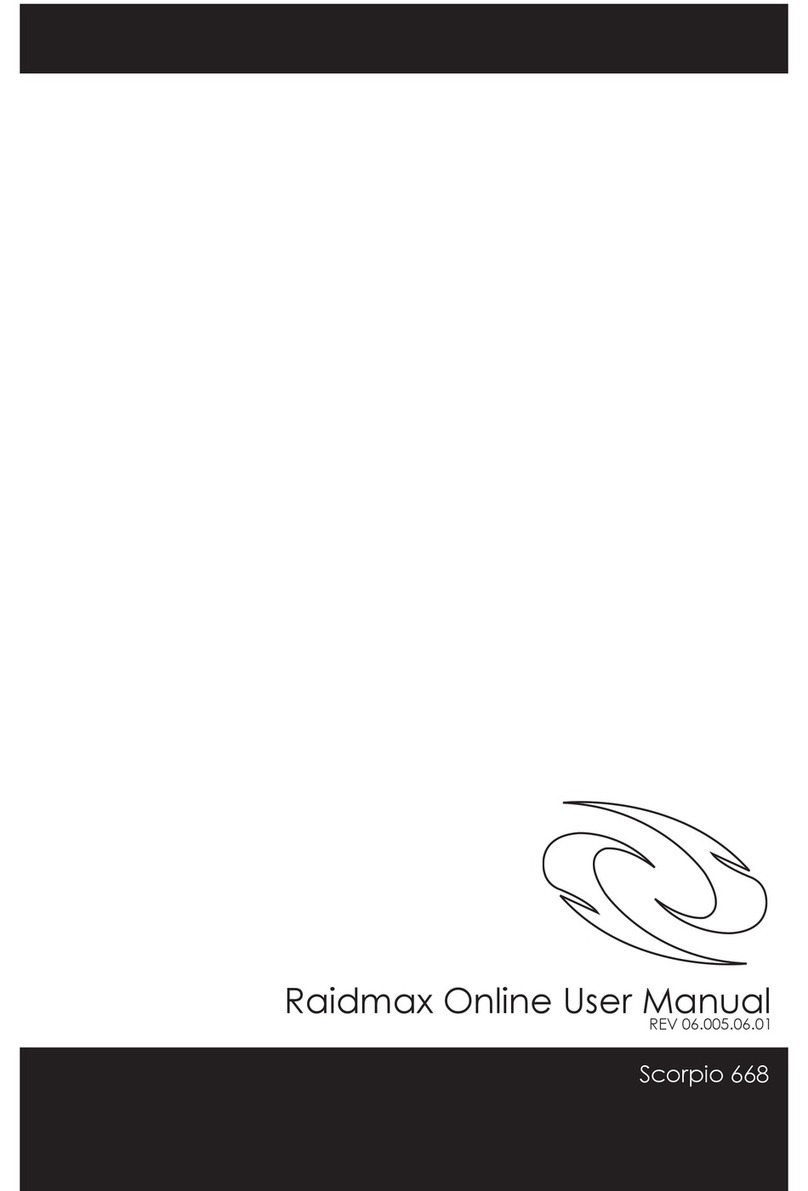 Raidmax Scorpio 668 User manual
